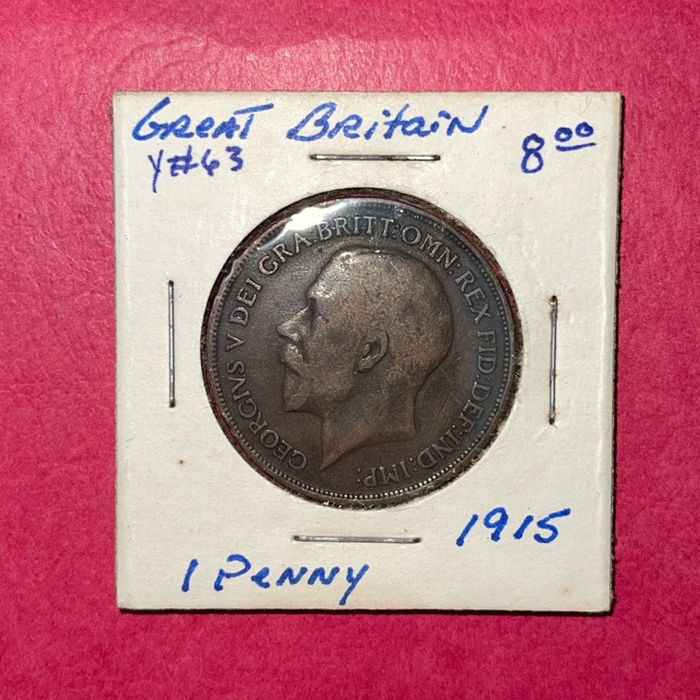 1915 Great Britain One Penny Y63